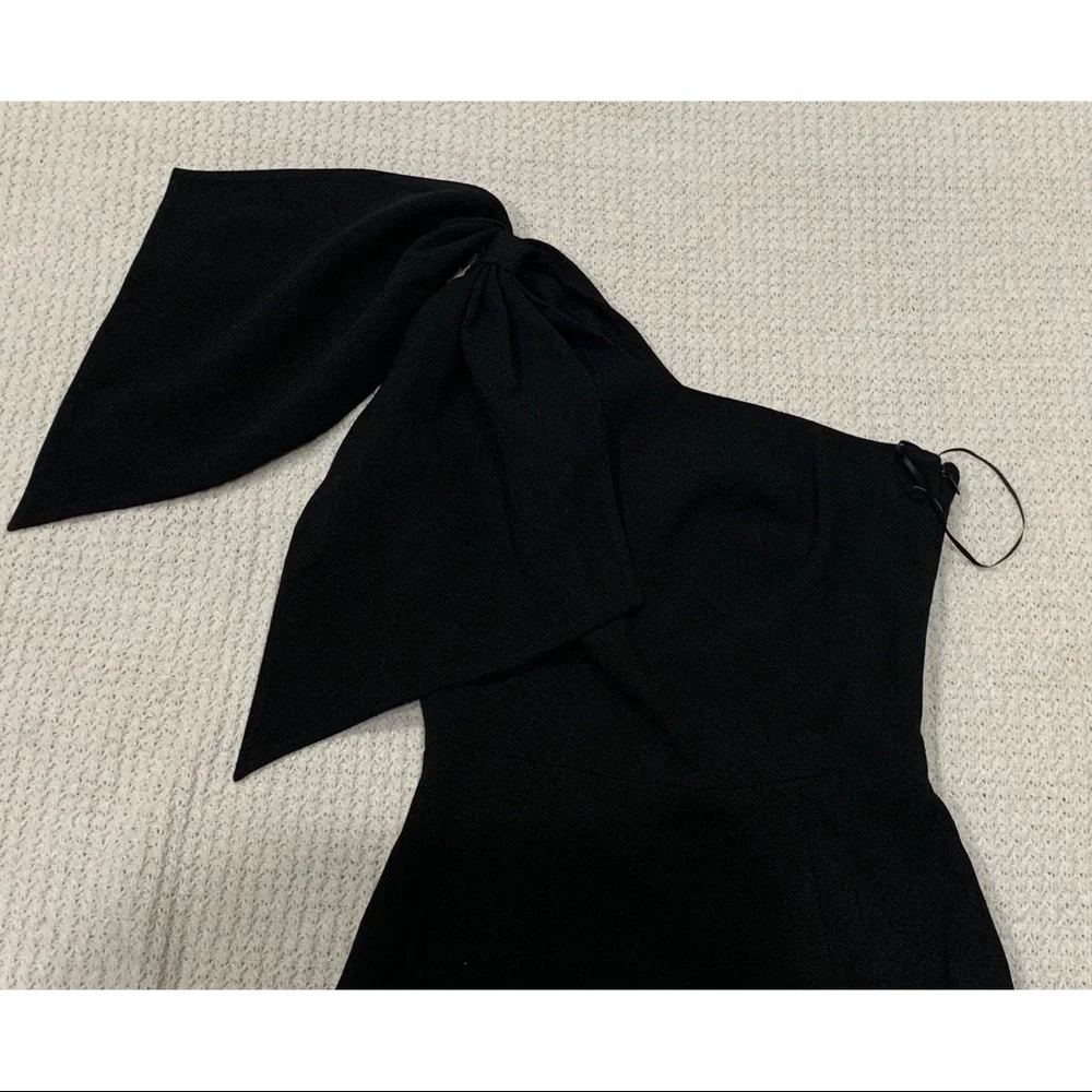 Dress The Population Tiffany 1 Shoulder Midi Dress Size Small - Picture 5 of 7